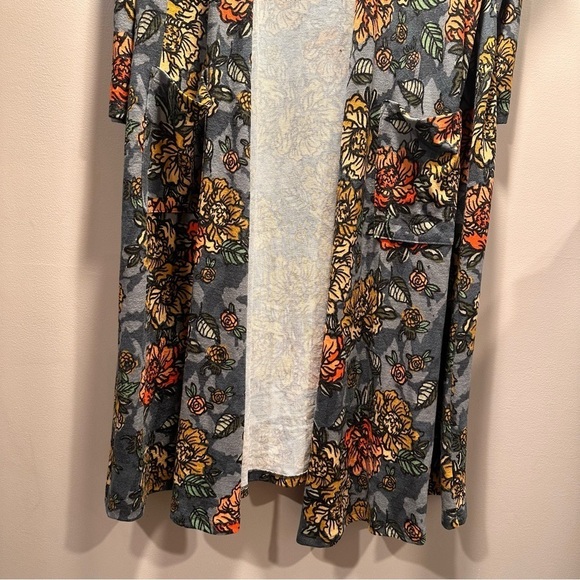 LulaRoe Sarah Long Sleeve Ankle Cardigan Cozy Slightly Thick Elegant Med 10-12 - Picture 12 of 16